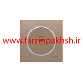 کلید و پریز توکار ویرا مدل آلفا جنس مات کلاسیک زه استیل رنگ بژ