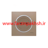 کلید و پریز توکار ویرا مدل آلفا جنس مات کلاسیک زه استیل رنگ بژ