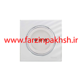 کلید و پریز توکار ویرا مدل آلفا جنس گلس اسپرت زه استیل رنگ سفید