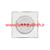 کلید و پریز توکار ویرا مدل آلفا جنس مات کلاسیک زه استیل رنگ سفید