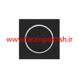 کلید و پریز توکار ویرا مدل آلفا جنس مات اسپرت زه استیل رنگ مشکی