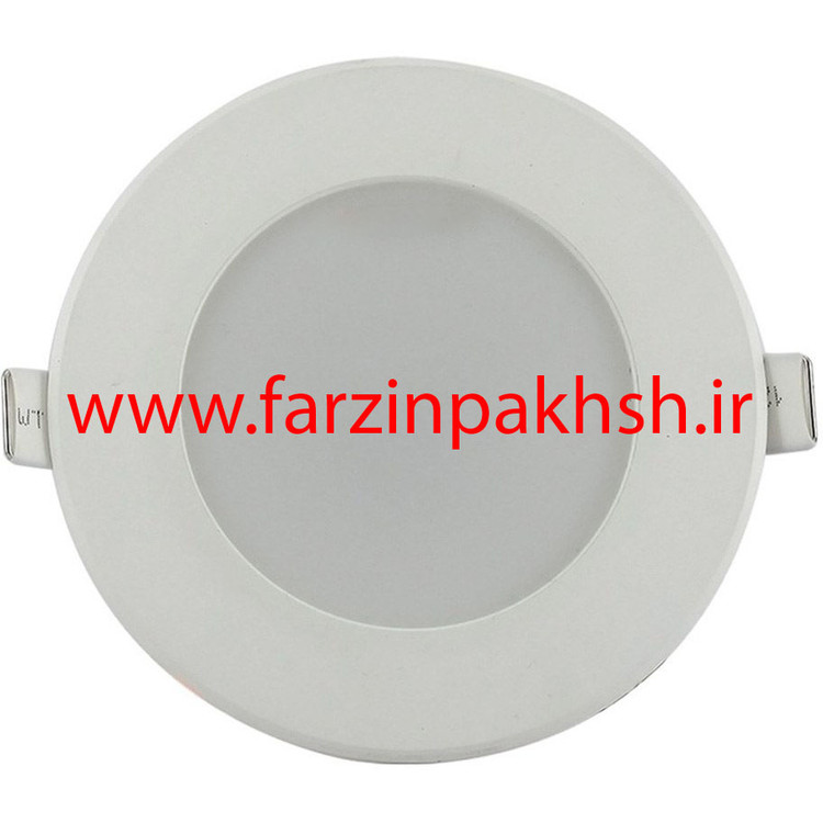 چراغ پنلی SMD توکار 12 وات دایره نمانور مدل نورا