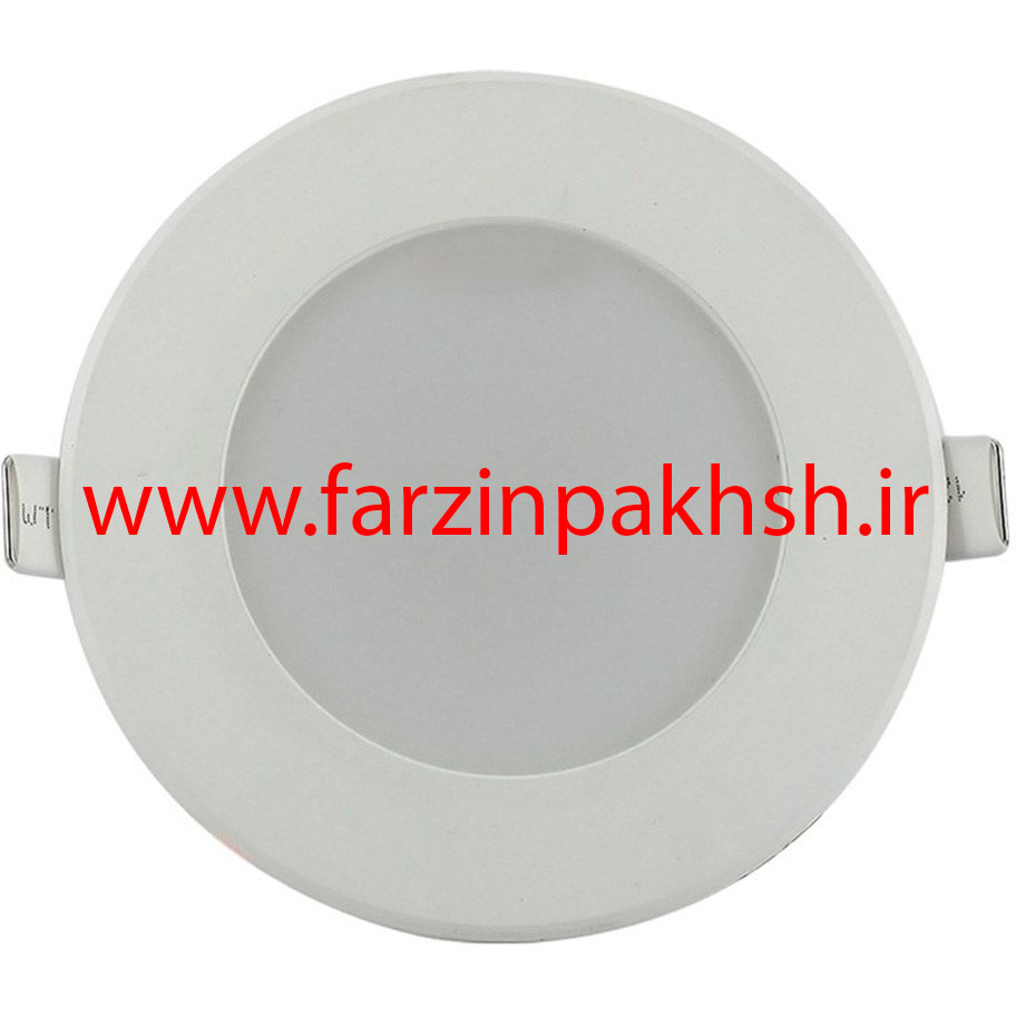 چراغ پنلی SMD توکار 12 وات دایره نمانور مدل نورا