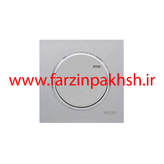 کلید و پریز توکار ویرا مدل آلفا جنس مات اسپرت زه استیل رنگ نقره ای