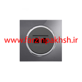 کلید و پریز توکار ویرا مدل آلفا جنس گلس کلاسیک نوک مدادی زه استیل