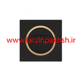 کلید و پریز توکار ویرا مدل آلفا جنس مات اسپرت زه طلایی رنگ مشکی