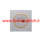 کلید و پریز توکار ویرا مدل آلفا جنس مات اسپرت زه طلایی رنگ نقره ای