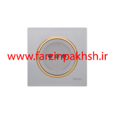 کلید و پریز توکار ویرا مدل آلفا جنس مات اسپرت زه طلایی رنگ نقره ای