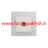 کلید و پریز توکار ویرا مدل کریستال سفید