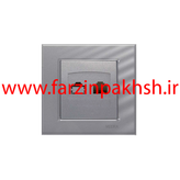 کلید و پریز توکار ویرا مدل ویرا ساده نقره ای