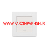 کلید و پریز توکار ویرا مدل ویرا ساده سفید