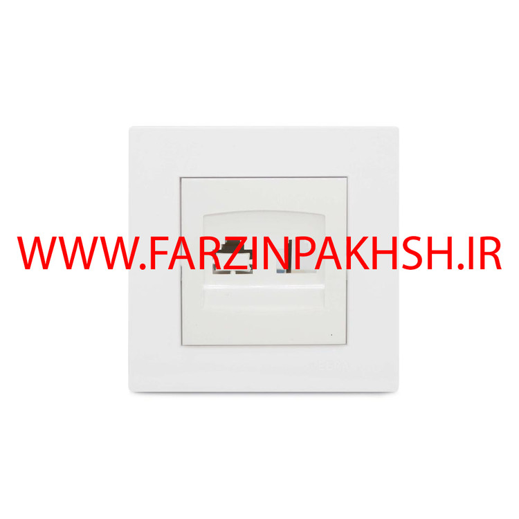 کلید و پریز توکار ویرا مدل ویرا ساده سفید