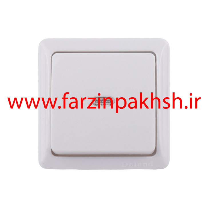 کلید تک پل روکار دلند مدل سیلور