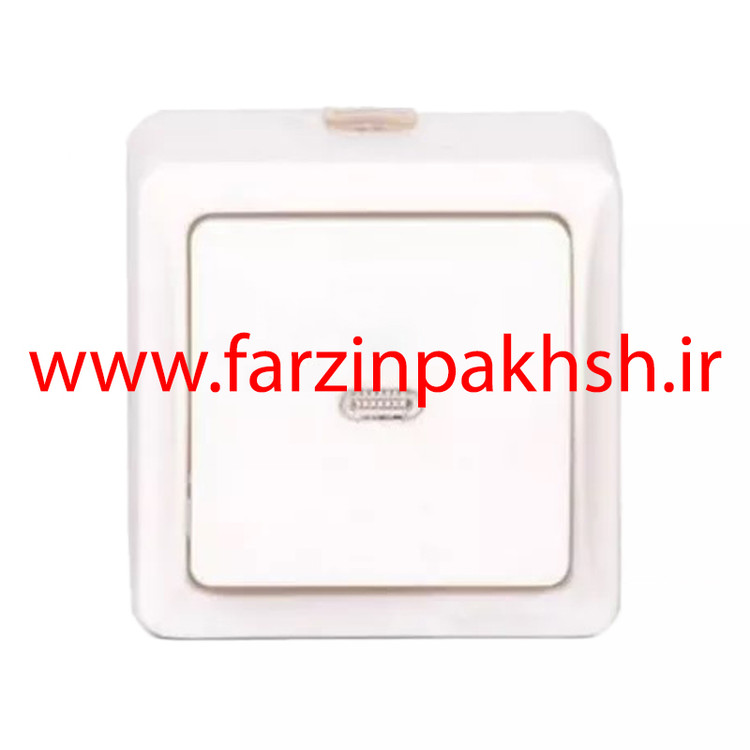 کلید شاسی راه پله روکار دلند مدل سیلور