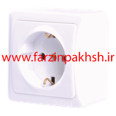 کلید و پریز روکار دلند مدل سیلور