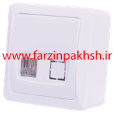 کلید و پریز روکار دلند مدل سیلور