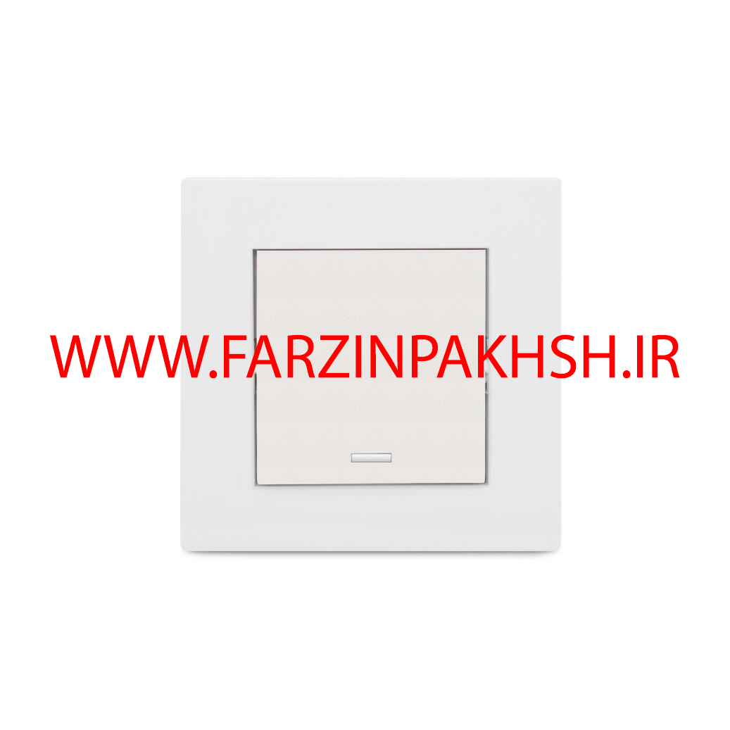 کلید یک پل توکار ویرا مدل ویرا ساده سفید