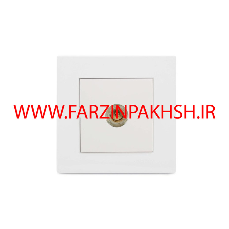 پریز فیش آنتن ماهواره (sat) توکار ویرا مدل ویرا ساده سفید