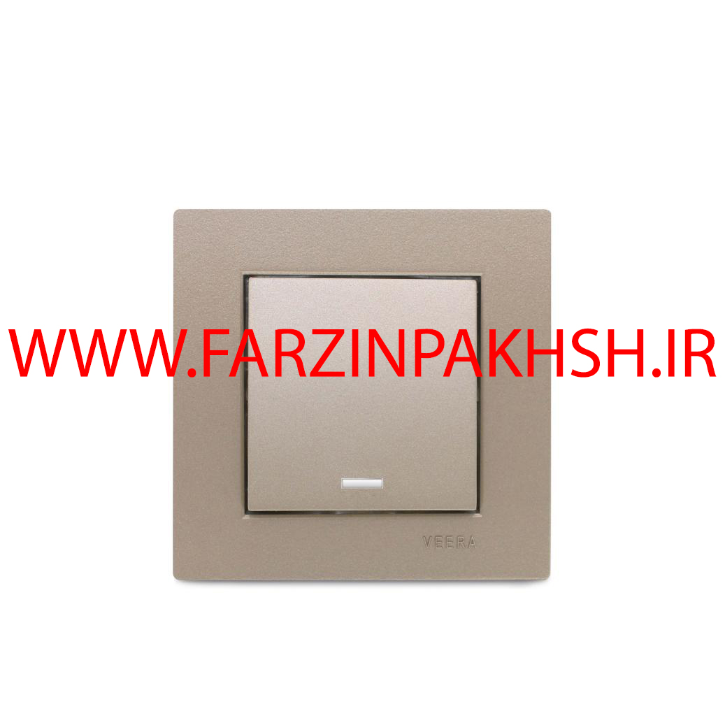 کلید یک پل توکار ویرا مدل ویرا ساده بژ