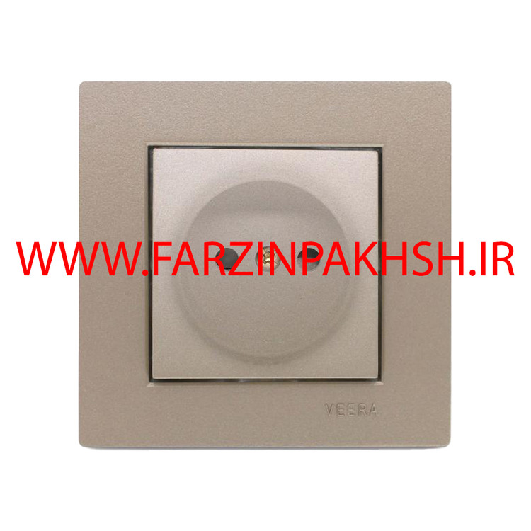 پریز برق محافظ دار توکار ویرا مدل ویرا ساده بژ
