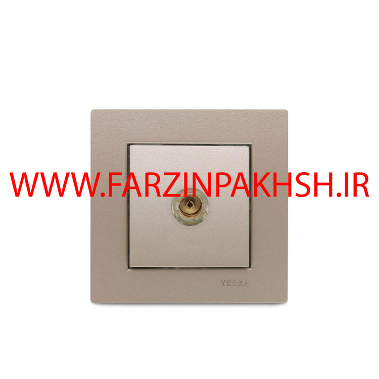پریز فیش بلندگو توکار ویرا مدل ویرا ساده بژ