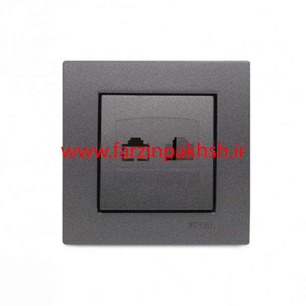 کلید و پریز توکار ویرا مدل کریستال نوک مدادی