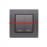 کلید و پریز توکار ویرا مدل کریستال نوک مدادی