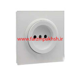 کلید و پریز توکار ایران الکتریک مدل اسپادانا پلکسی سفید