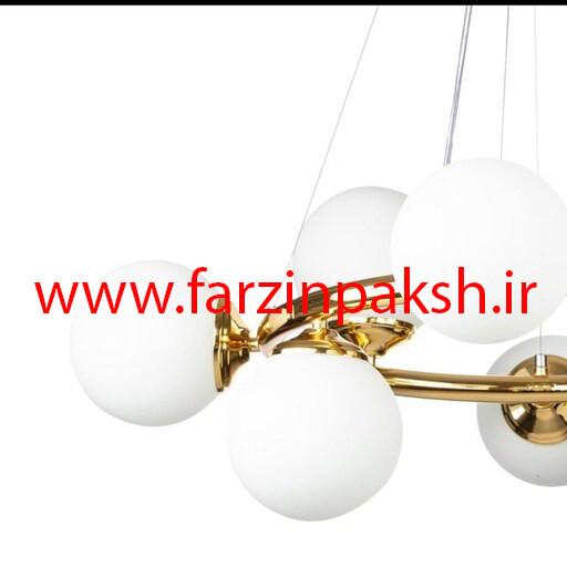 لوستر مولکولی 15 شعله مدل گرد