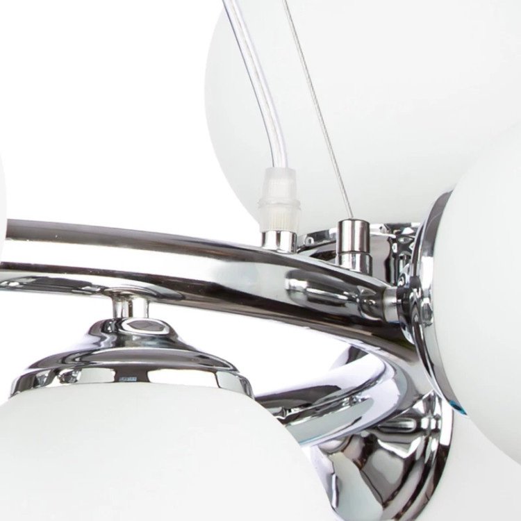 لوستر مولکولی 9 شعله مدل گرد