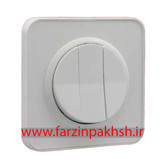 کلید و پریز توکار ایران الکتریک مدل اسپیناس پلکسی سفیدکلید و پریز توکار ایران الکتریک مدل اسپیناس پلکسی سفید