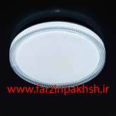 چراغ سقفی سه حالته SMD روکار 72 وات طرح دور کریستالی مدل 6172R-J