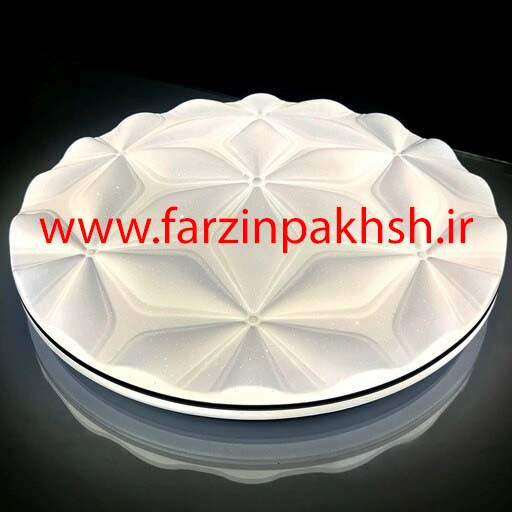چراغ سقفی سه حالته SMD روکار 72 وات طرح گل مدل 6172R-K