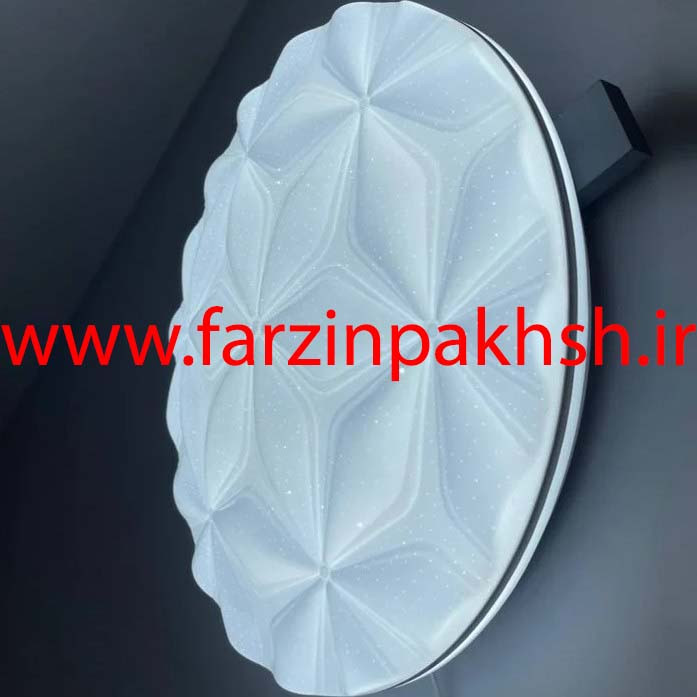 چراغ سقفی سه حالته SMD روکار 72 وات طرح گل مدل 6172R-K