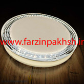 چراغ سقفی سه حالته SMD روکار 36 وات طرح کریستالی مدل 6136R-R