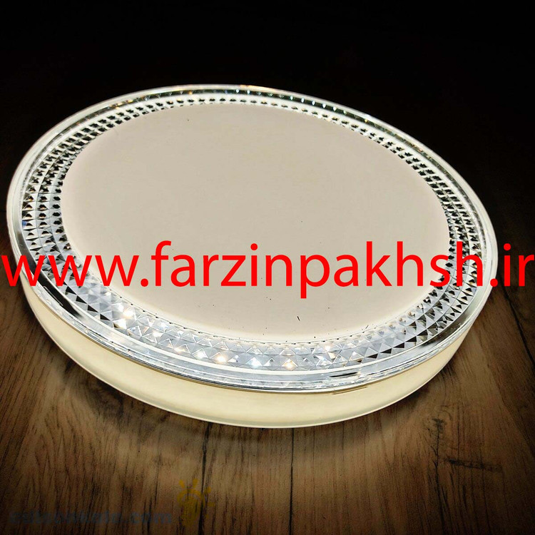 چراغ سقفی سه حالته SMD روکار 36 وات طرح کریستالی مدل 6136R-R