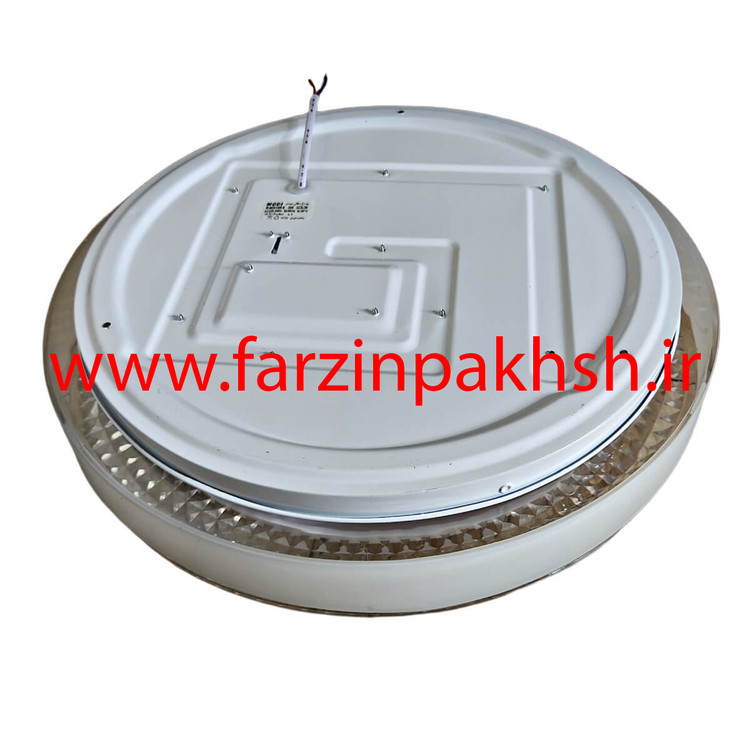چراغ سقفی سه حالته SMD روکار 36 وات طرح دور کریستالی مدل 6136R-J