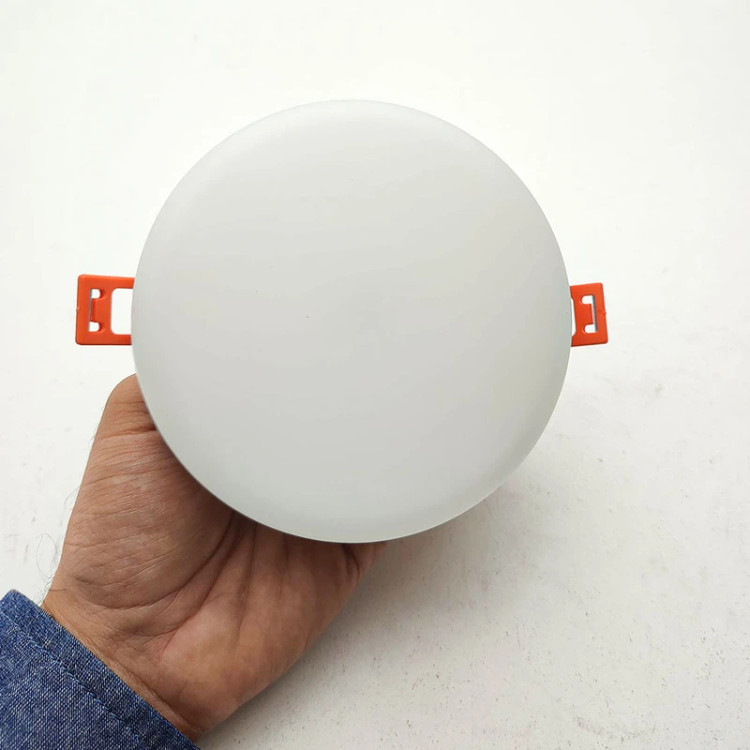 چراغ پنلی فول لایت فنر متحرک SMD توکار 15 وات دایره شاه چراغ پارسیان مدل شهراد