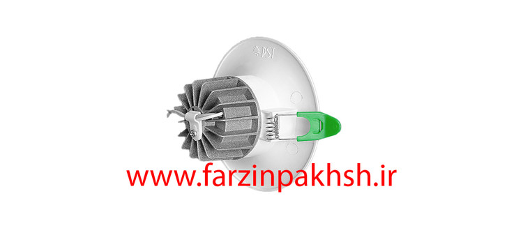 چراغ سقفی توکار 7 وات COB پارس شعاع توس مدل آمیتریس