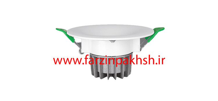 چراغ سقفی توکار 7 وات COB پارس شعاع توس مدل آمیتریس