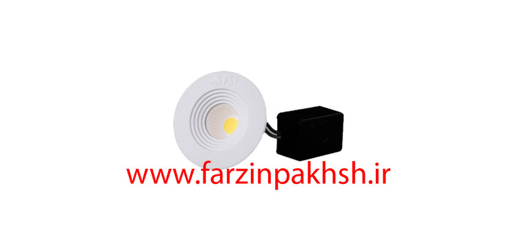 چراغ چشمی 3 وات COB پارس شعاع توس مدل دایره ای