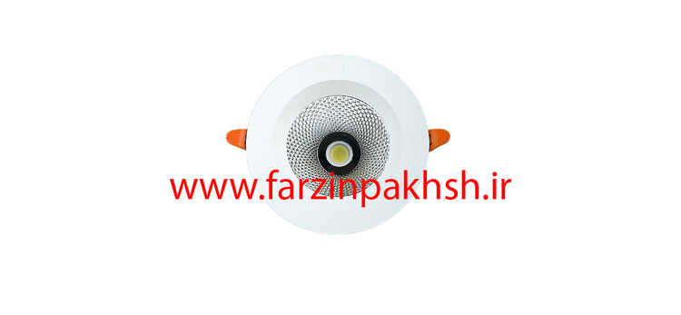 چراغ COB توکار 18 وات پارس شعاع توس مدل هارمونیک دایره ای