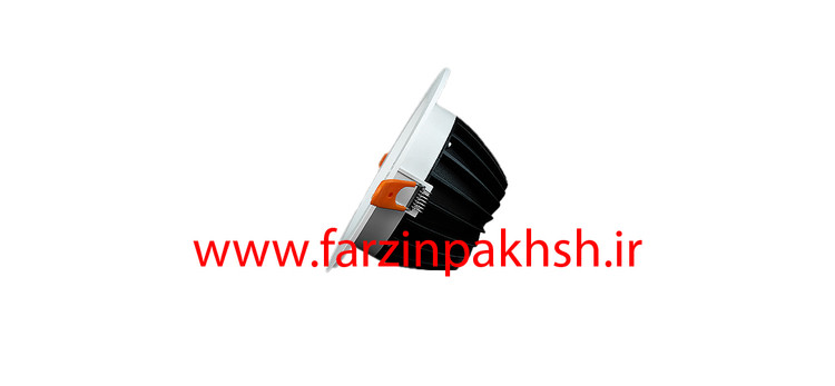 چراغ COB توکار 18 وات پارس شعاع توس مدل هارمونیک دایره ای