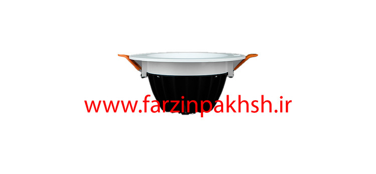چراغ COB توکار 18 وات پارس شعاع توس مدل هارمونیک دایره ای