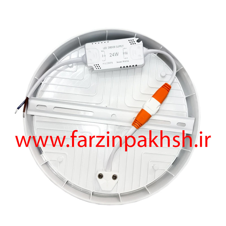 چراغ پنلی SMD روکار 24 وات دایره مدل مهتا نمانور