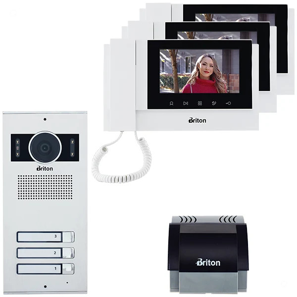 پک کامل آیفون تصویری برایتون مدل 7030 – 1 تا 8 واحدی