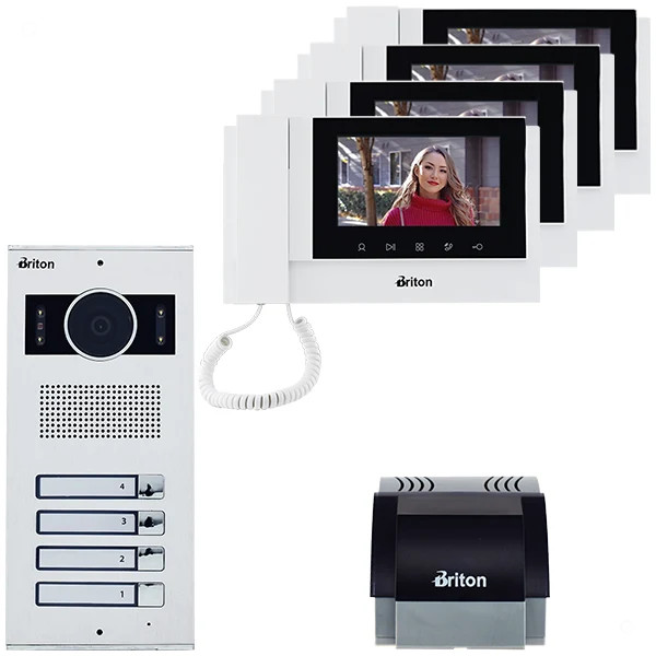 پک کامل آیفون تصویری برایتون مدل 7030 – 1 تا 8 واحدی