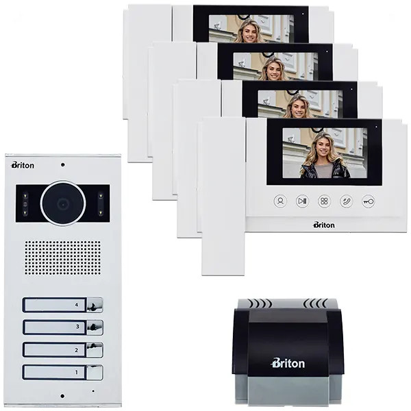 پک کامل آیفون تصویری برایتون مدل 4330 – 1 تا 10 واحدی