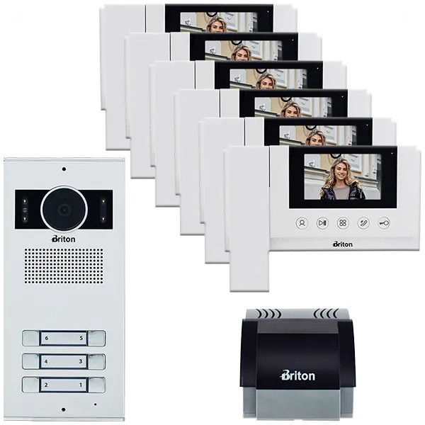 پک کامل آیفون تصویری برایتون مدل 4330 – 1 تا 10 واحدی