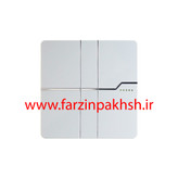 کلید و پریز توکار ویرا مدل T2 سفید